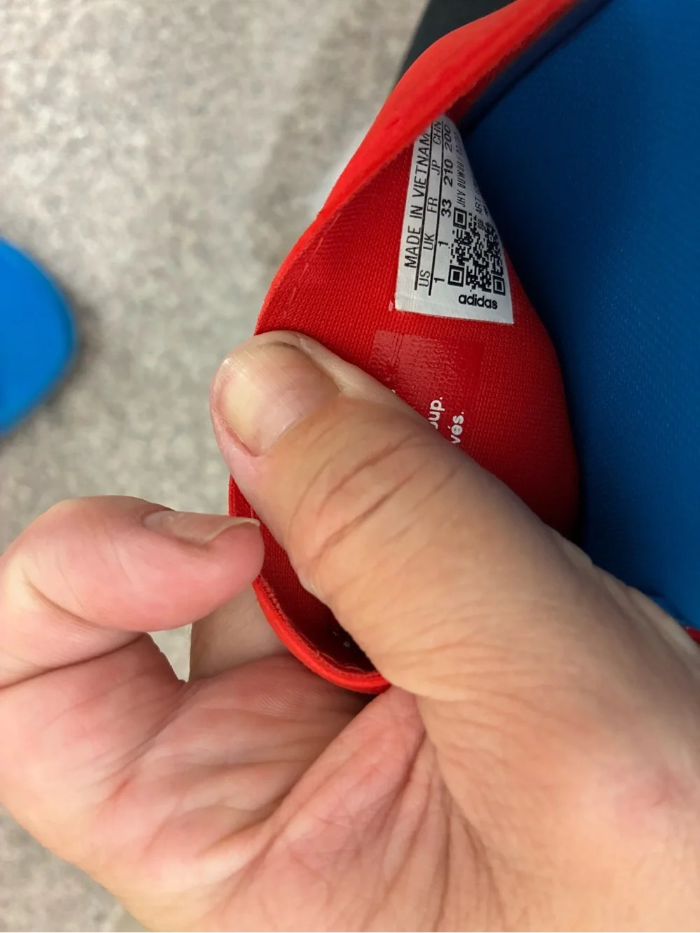 adidas Kids Blue and Red LEGO Slide Sandalsio